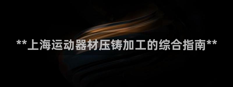 意昂3娱乐：**上海运动器材压铸加工的综合指南**