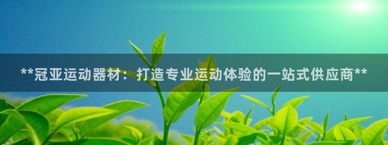 意昂3神州：**冠亚运动器材：打造专业运动体验的一站