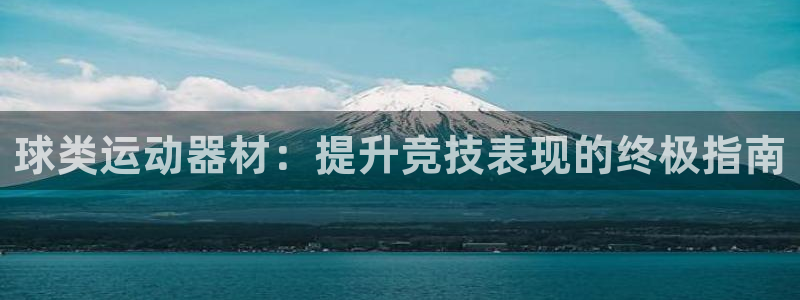 意昂平台体育：球类运动器材：提升竞技表现的终极指南
