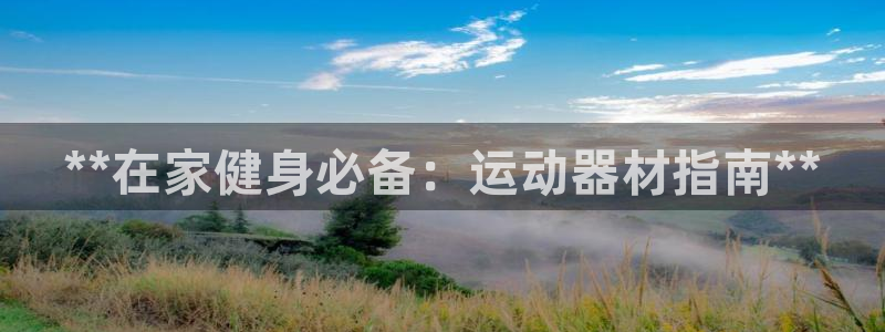 德国意昂3集团：**在家健身必备：运动器材指南**
