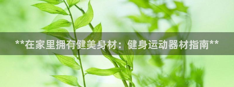 意昂体育3平台注册要钱吗：**在家里拥有健美身材：健